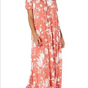 Rachel Pally CHIPOTLE PEONY Caftan Dress sz XS